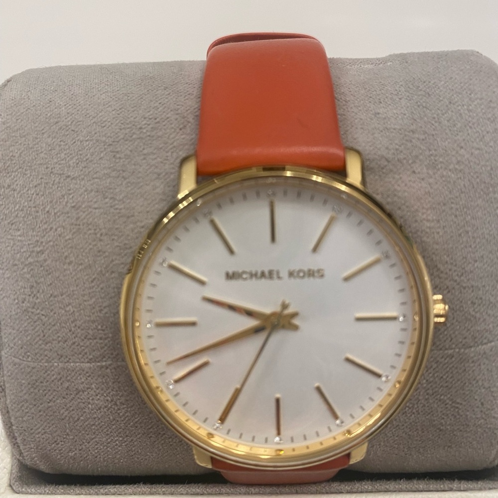 Michael Kors Gold and Coral Watch